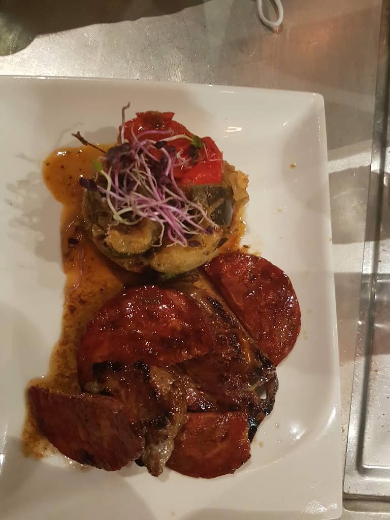 Pluma de porc et chorizo ibérique